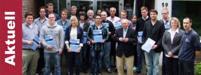 Lossprechung der Teilezurichter und Industriemechaniker