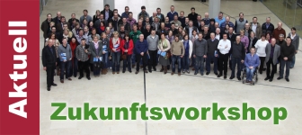 Mitarbeiter trafen sich zu Zukunftsworkshop.