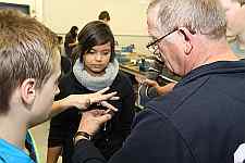 Mit Eifer waren die Schüler dabei.